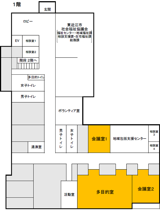 館内図　１階